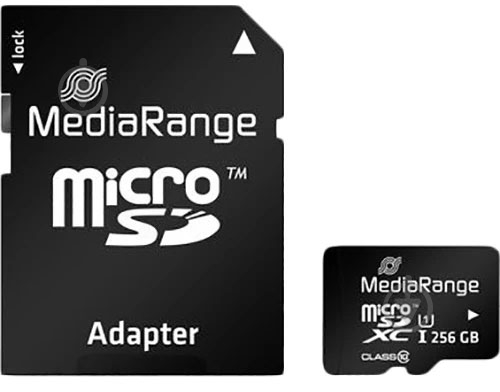 Карта пам'яті MediaRange microSDXC 256 ГБ Class 10 (MR946 ) - фото 1