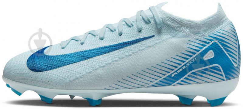 Бутсы Nike JR ZOOM VAPOR 16 PRO FG HF5448-400 р.35 синий - фото 3