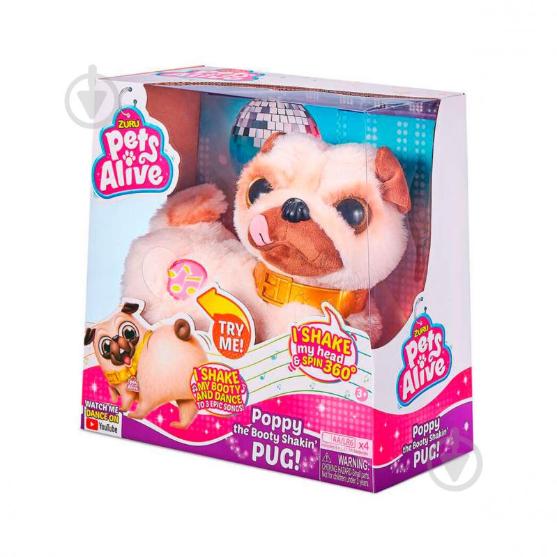 Интерактивный игровой набор PETS ALIVE Танцующий Мопс 9521 - фото 4