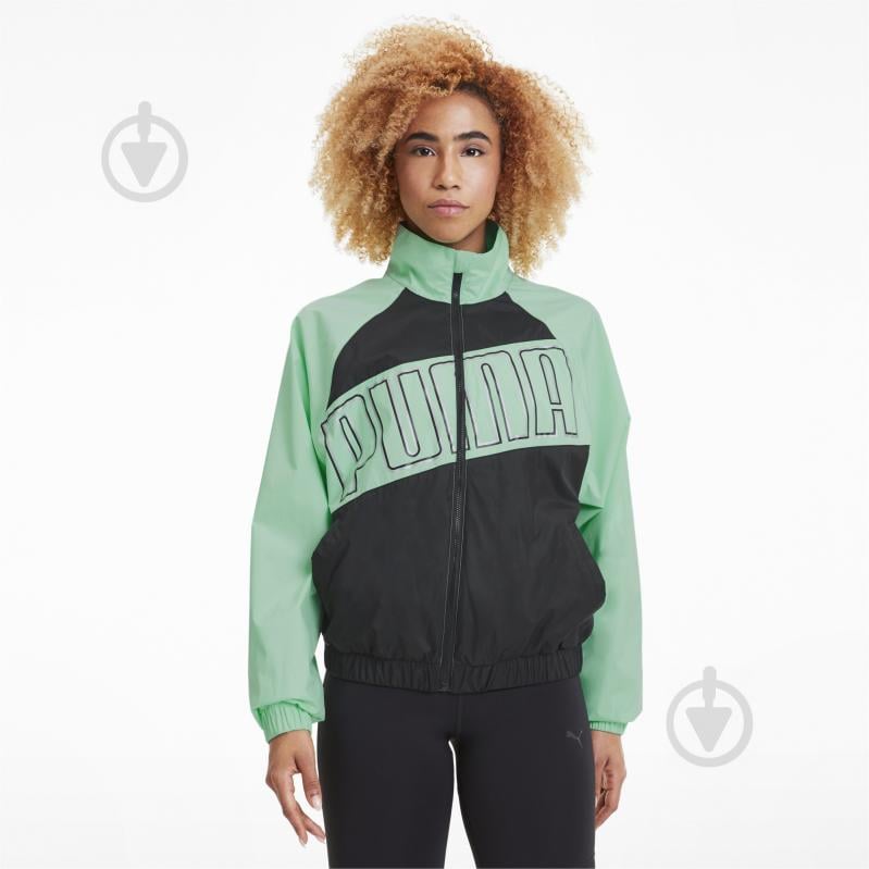 Ветровка женская демисезонная Puma Feel It Windbreaker 51893002 р.M черная - фото 1