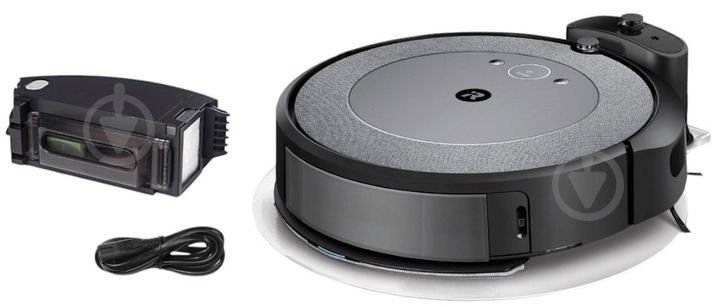 Робот-пилосос мийний iRobot Roomba Combo i5 i517840 black/grey - фото 3