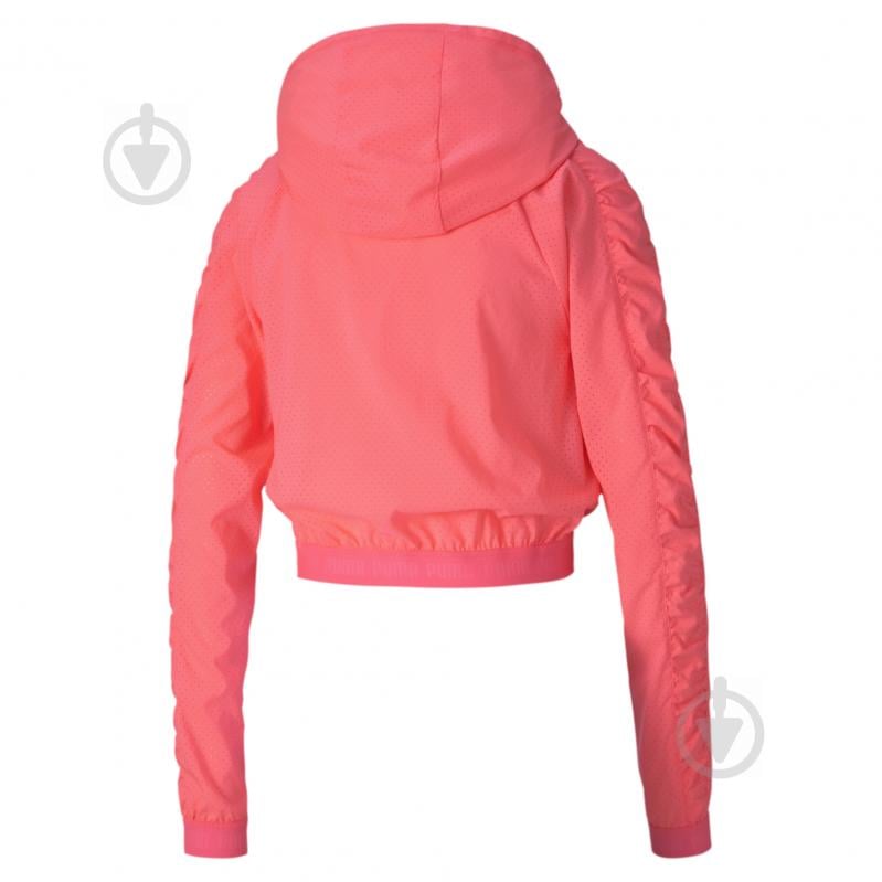 Ветровка женская демисезонная Puma Be Bold Woven Jacket 51892503 р.M розовая - фото 3