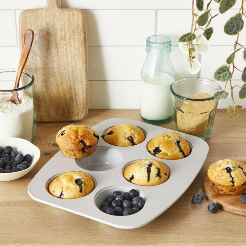 Форма для выпечки маффинов Tefal Ceramik на 6 шт J1755604 - фото 7 Форма для выпечки маффинов Tefal Ceramik на 6 шт J1755604 - фото 7