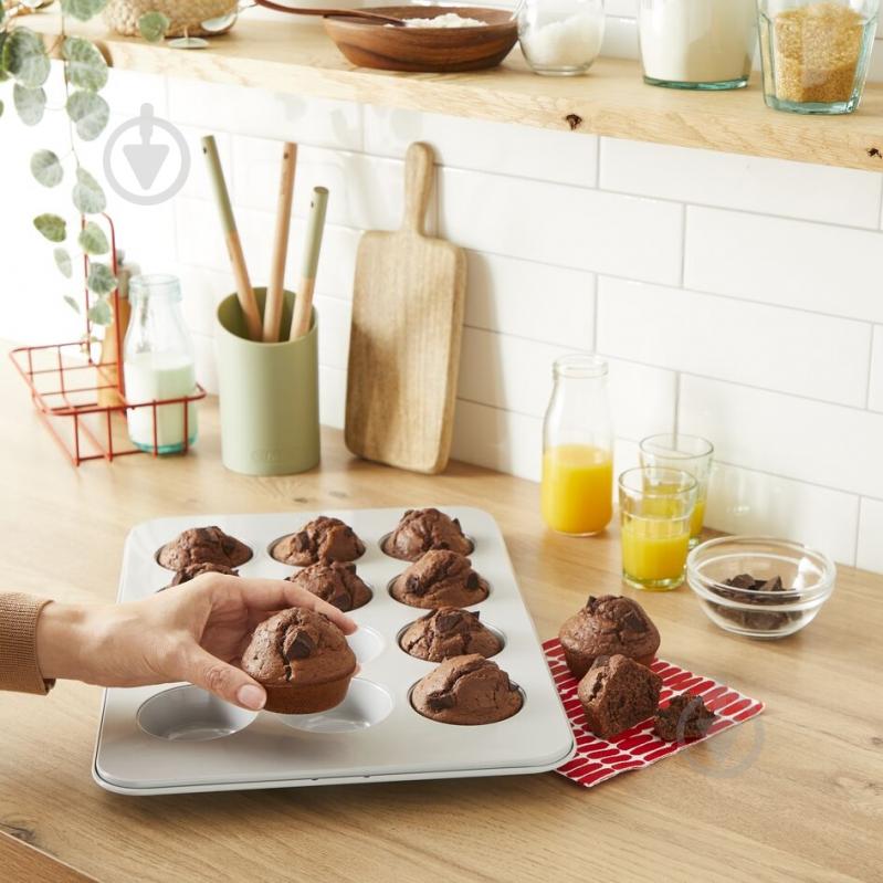 Форма для маффинов Tefal Ceramik на 12 шт J1755004 - фото 12 Форма для маффинов Tefal Ceramik на 12 шт J1755004 - фото 12