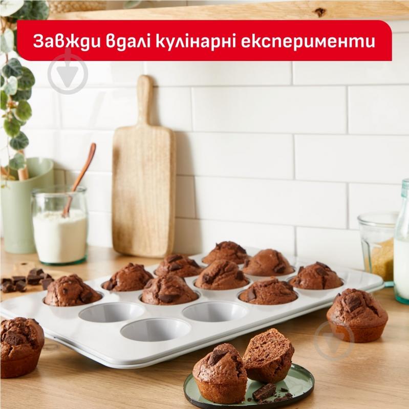 Форма для маффинов Tefal Ceramik на 12 шт J1755004 - фото 6 Форма для маффинов Tefal Ceramik на 12 шт J1755004 - фото 6