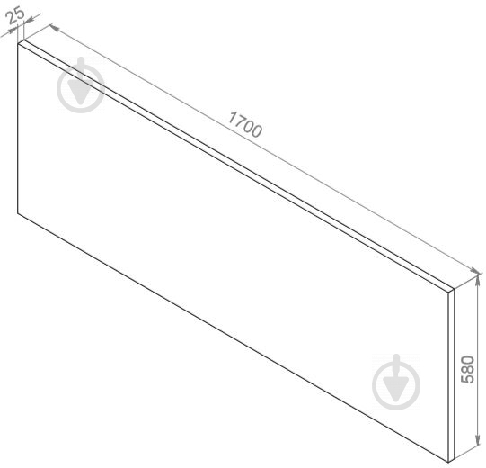 Панель для ванни бокова AM.PM W90A-170-070W-P GEM - фото 2