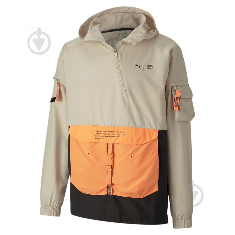 Анорак Puma First Mile Utility Jacket 51902403 р.M бежевый - фото 2