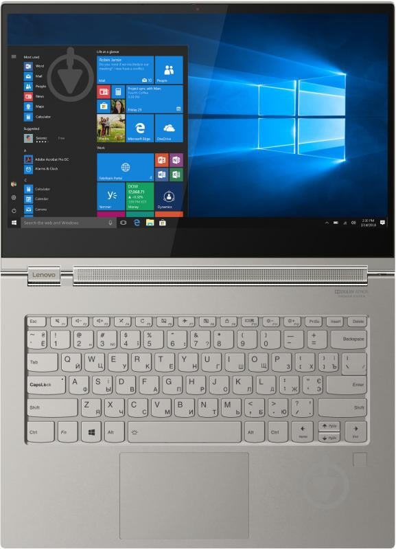 Ноутбук Lenovo Yoga C930 14" (81C400QARA) mica - фото 6