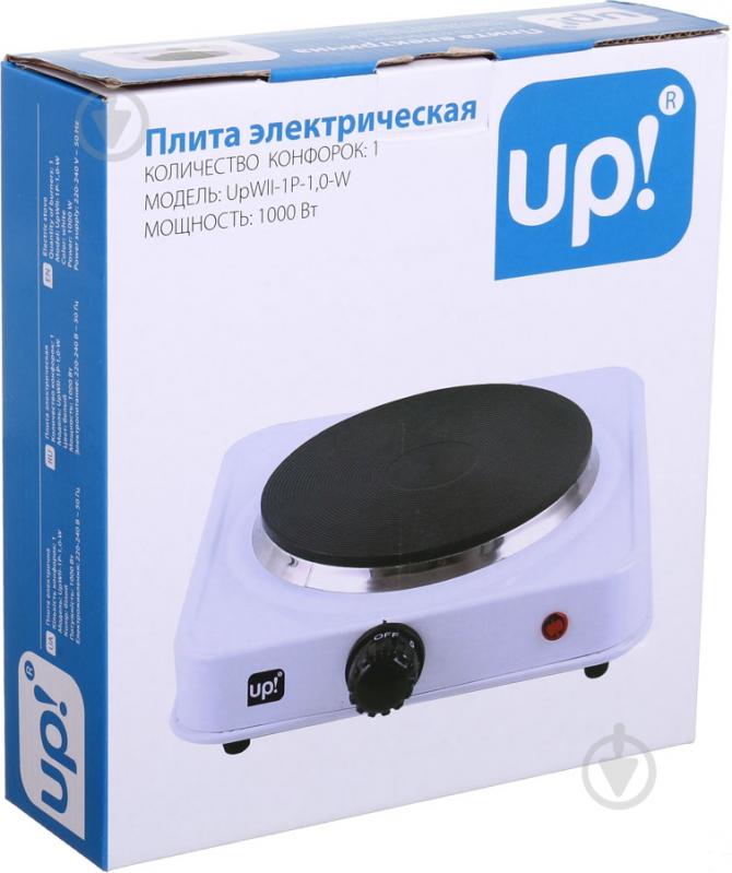 Плита електрична настільна UP! (Underprice) UpWI-1P-1,0-W білий - фото 4