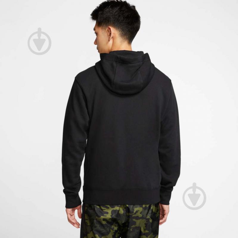 Джемпер Nike M NSW CLUB HOODIE FZ FT BV2648-010 р. 3XL черный - фото 2