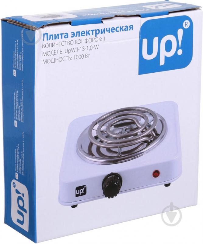 Плита електрична настільна UP! (Underprice) UPWLI-1S-1,0-W білий - фото 4