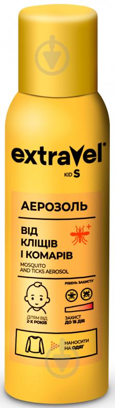 Аерозоль Extravel від кліщів і комарів на одяг Extravel Kids 100 мл - фото 1