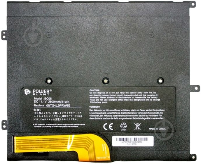 Акумулятор PowerPlant Dell Vostro V13 (0NTG4J) 11.1 V 2800 mAh NB00000216 - фото 1