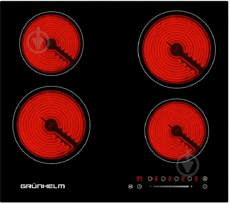 Варочная поверхность электрическая Grunhelm GPC 725 BE - фото 1