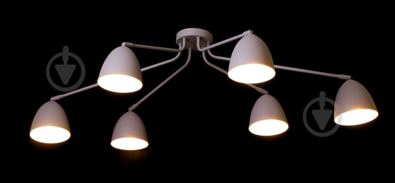 Люстра TK Lighting 2379 6x60 Вт E27 серый Loretta - фото 3