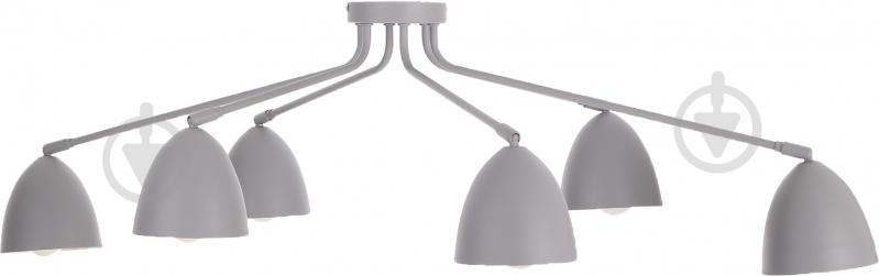 Люстра TK Lighting 2379 6x60 Вт E27 серый Loretta - фото 2