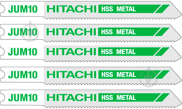 Набір пилок для електролобзика Hitachi JUW10 5 шт. 750026 - фото 2