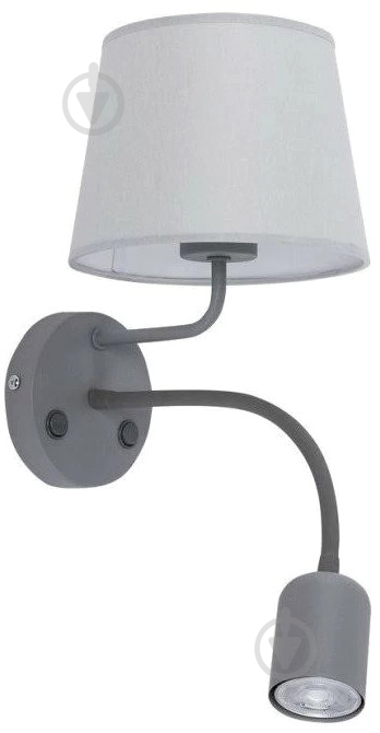 Бра TK Lighting 1x60 Вт E14 серый Maja - фото 1