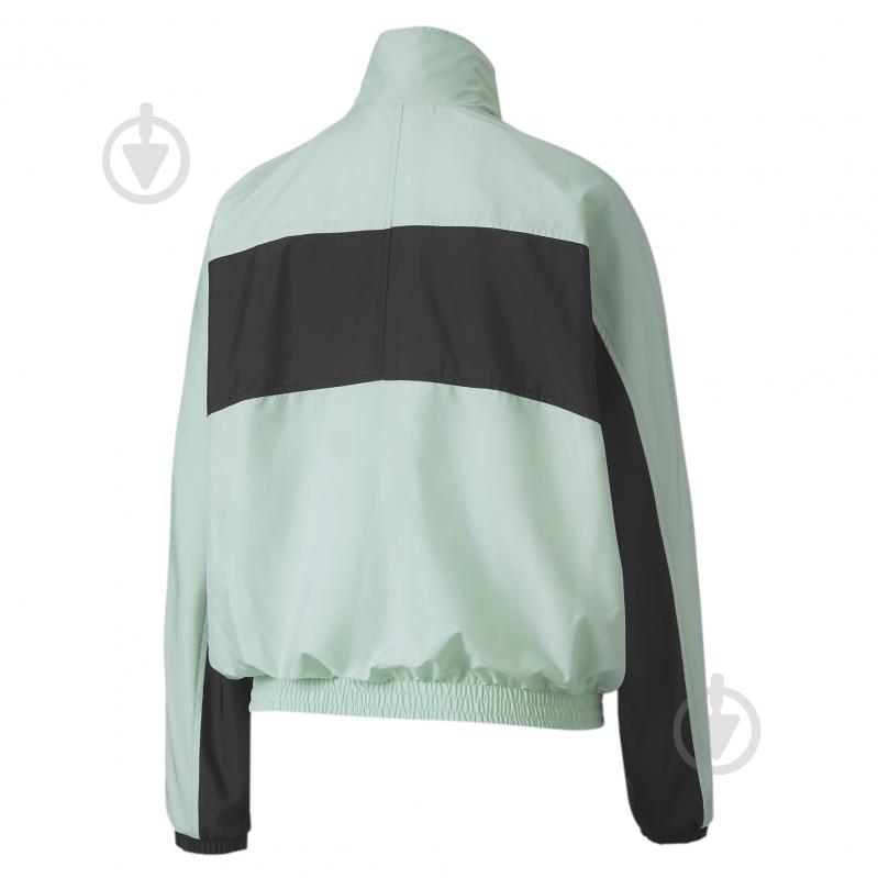 Вітрівка жіноча демісезонна Puma TFS Woven Track Jacket 59629132 р.XS зелена - фото 2