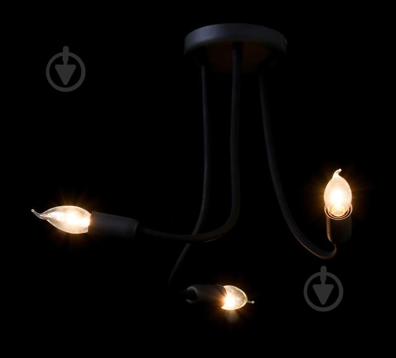 Люстра TK Lighting 2138 3x60 Вт E14 черный Flex - фото 2