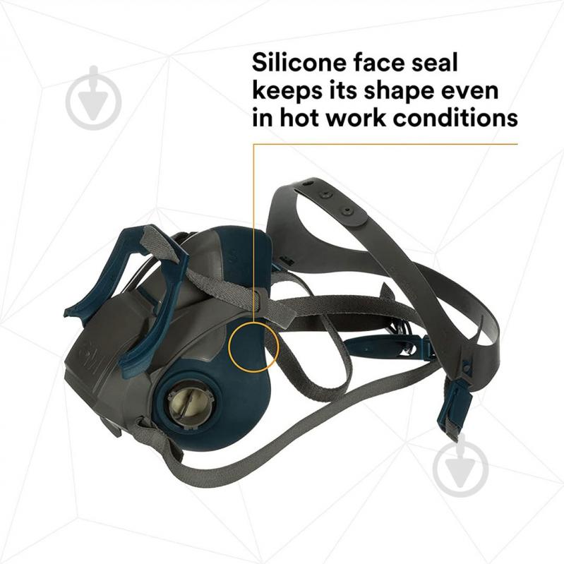 Полумаска 3M 6503QL 19553 - фото 5