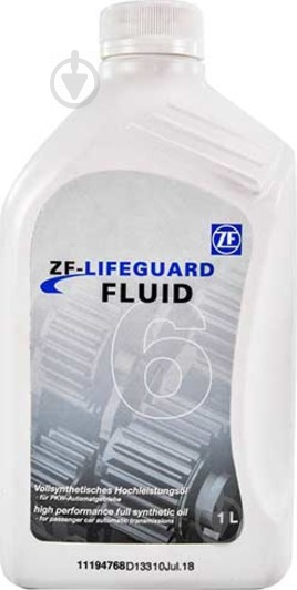 Мастило трансмісійне ZF Lifeguardfluid 6 ATF 1 л (S671090255) - фото 1