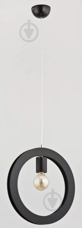 Подвес ALFA 60308 1x60 Вт E27 черный Slim - фото 1