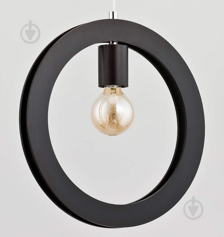 Подвес ALFA 60308 1x60 Вт E27 черный Slim - фото 2