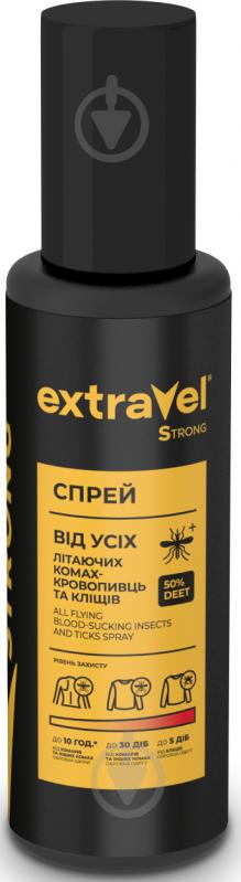 Спрей Extravel от комаров для экстримальных условий Strong 100 мл - фото 1