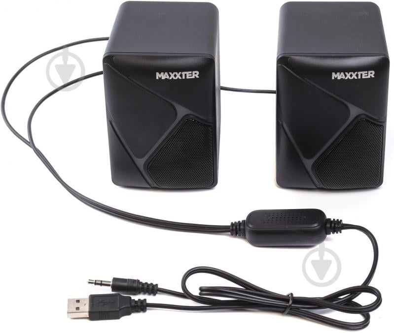 Акустична система Maxxter CSP-U004RGB 2.0 black - фото 3