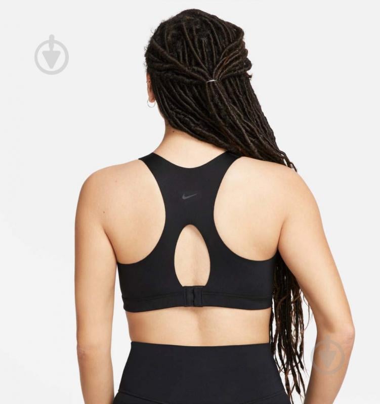 Бра Nike W NK DF ALPHA ZIP-FRONT BRA DD0436-010 р.XS-A/C черный - фото 2 Бра Nike W NK DF ALPHA ZIP-FRONT BRA DD0436-010 р.XS-A/C черный - фото 2