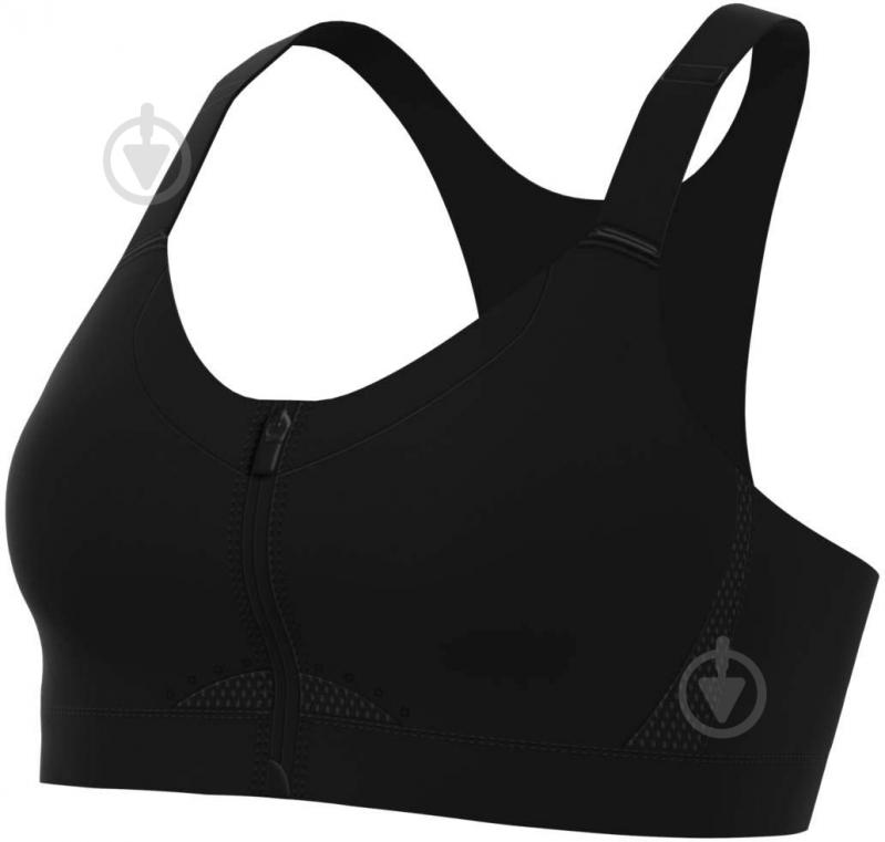 Бра Nike W NK DF ALPHA ZIP-FRONT BRA DD0436-010 р.1X-C/E черный - фото 10