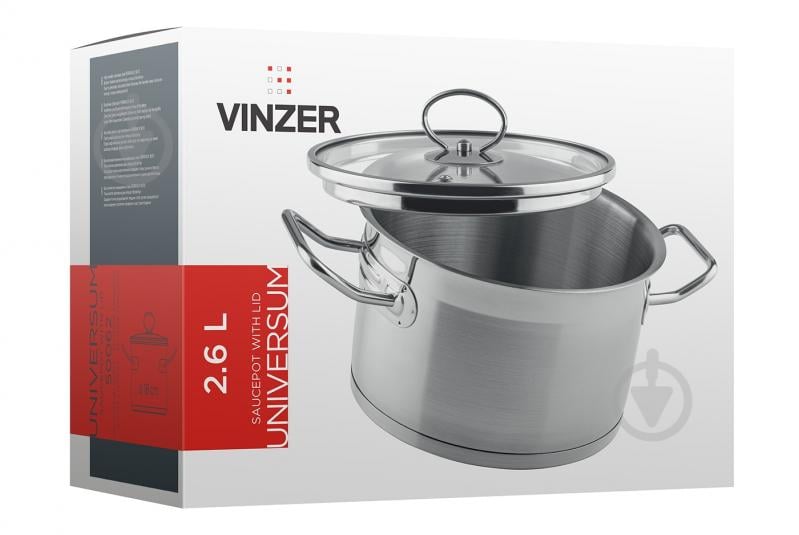 Кастрюля Vinzer 2,6 л 89062 - фото 3 Кастрюля Vinzer 2,6 л 89062 - фото 3