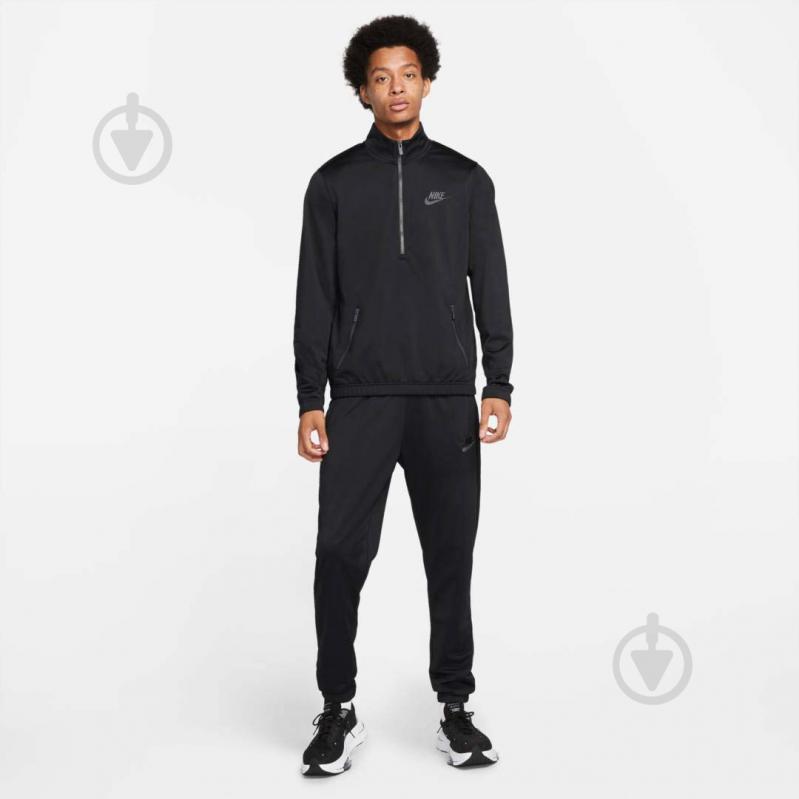 Спортивный костюм Nike CLUB PK TRK SUIT BASIC DM6845-010 р. M черный - фото 1