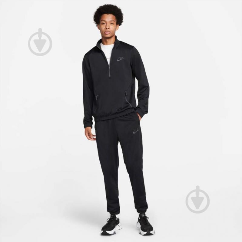 Спортивный костюм Nike CLUB PK TRK SUIT BASIC DM6845-010 р. S черный - фото 8