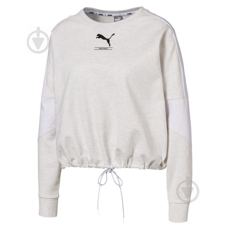 Світшот Puma Nu-tility Crew Sweat 58137819 р. XS білий - фото 1