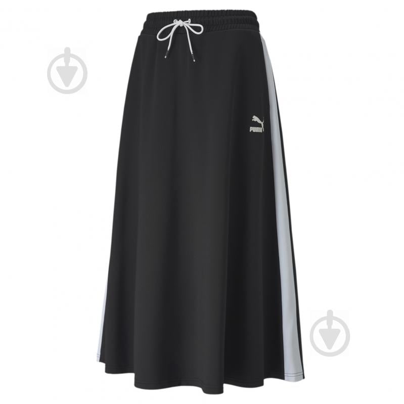 Спідниця Puma Classics Long Skirt 59667701 р. XS чорний - фото 2