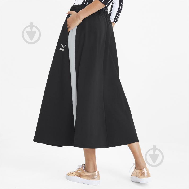 Спідниця Puma Classics Long Skirt 59667701 р. XS чорний - фото 4