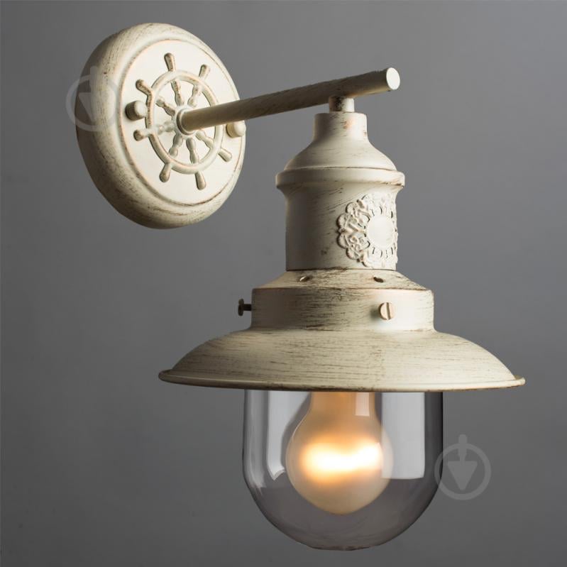 Бра Arte Lamp A4524AP-1WG 1x60 Вт E27 білий Sailor - фото 2