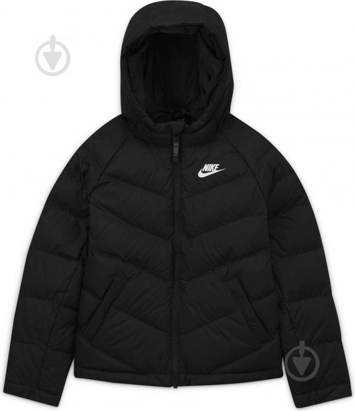 Куртка для мальчиков зимняя Nike U NSW SYNTHETIC FILL JACKET CU9157-010 р.XS черная - фото 2