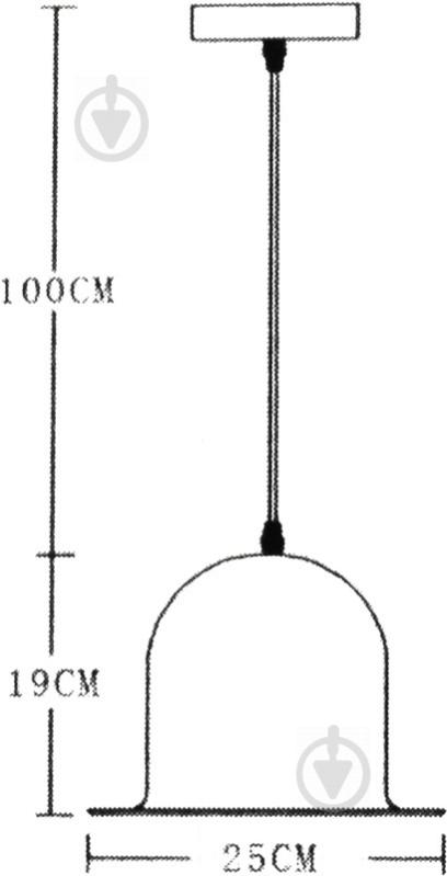 Підвіс Arte Lamp A5064SP-1BN 1x40 Вт E27 золотий Caffe - фото 4