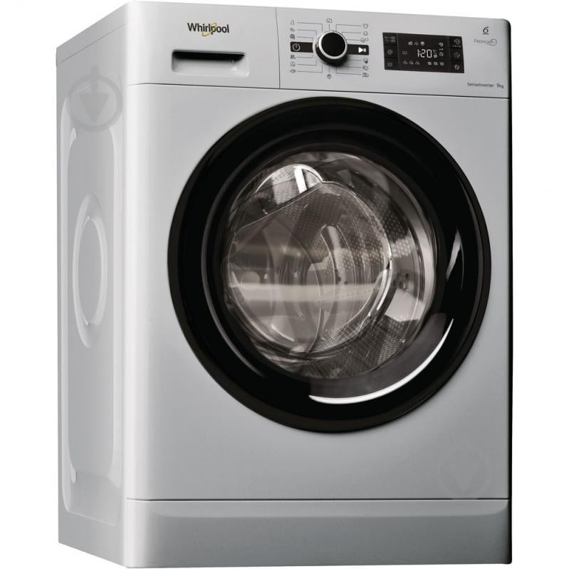 Промышленная стиральная машина Whirlpool AWG 914 S/D1, 9 кг grey - фото 1