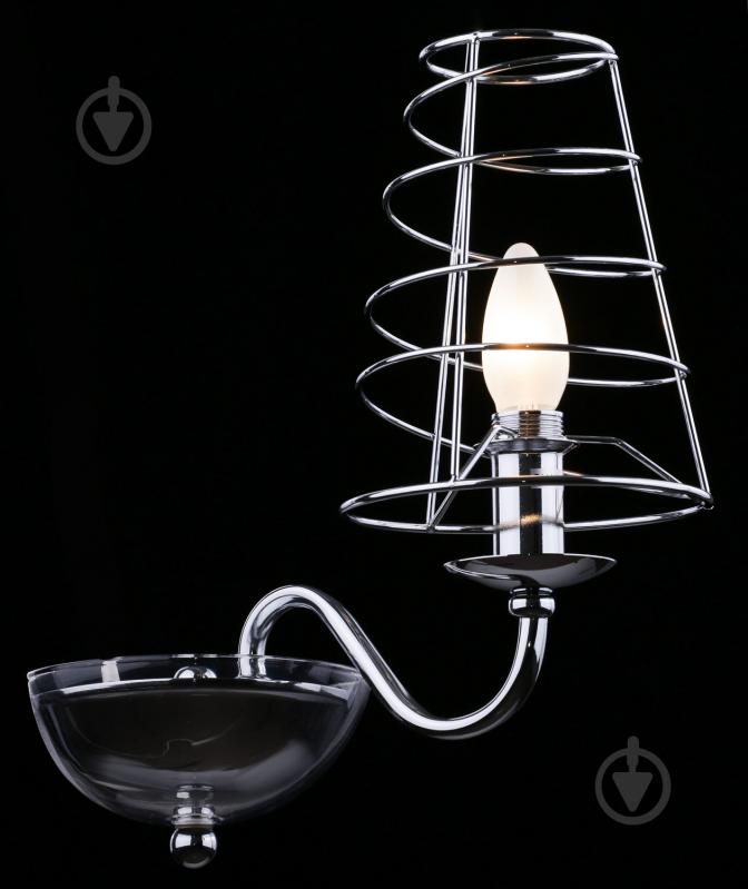 Бра Arte Lamp A4320AP-1CC 1x40 Вт E14 хром Cage - фото 2