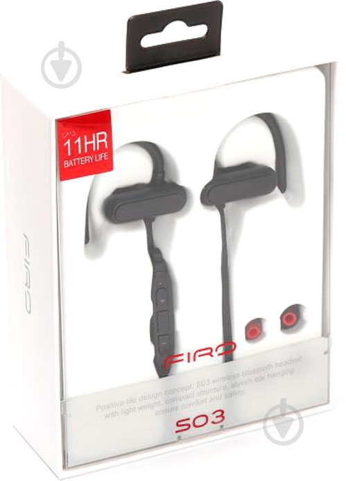 Bluetooth-гарнитура Firo (S03 Black) - фото 4