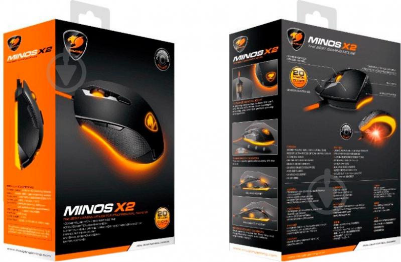 Мышь Minos X2 black - фото 4