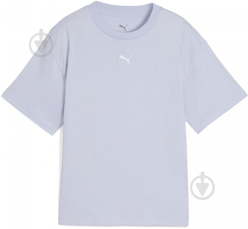 Футболка Puma ESS Boxy Tee G 68513147 р.164 голубой - фото 1 Футболка Puma ESS Boxy Tee G 68513147 р.164 голубой - фото 1
