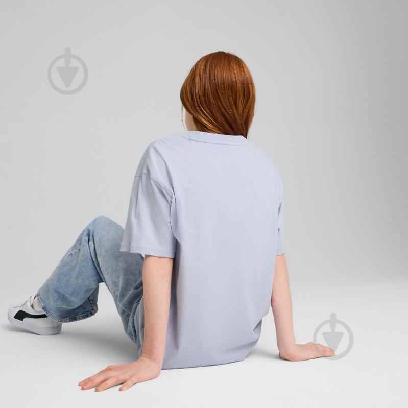 Футболка Puma ESS Boxy Tee G 68513147 р.164 голубой - фото 4 Футболка Puma ESS Boxy Tee G 68513147 р.164 голубой - фото 4