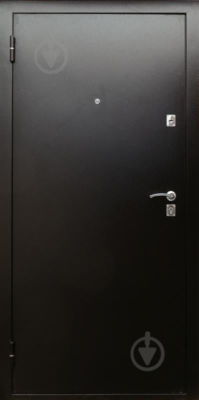 Двері вхідні металеві Y1S043C056 2 замки (піна) коричневий 2050x960 мм ліві