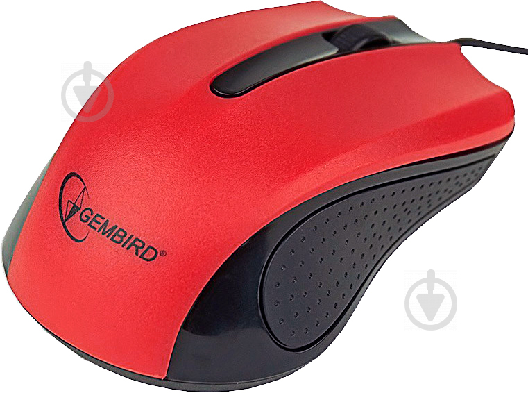 Мышь Gembird MUS-101-R red/black - фото 3