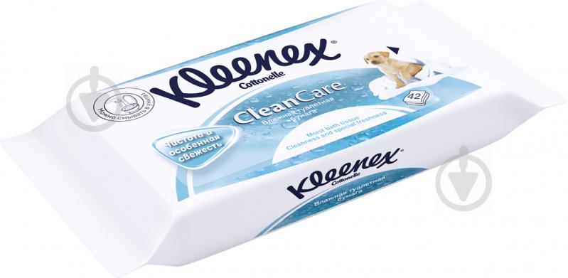 Вологий Kleenex Clean Care одношаровий 42 шт. - фото 1